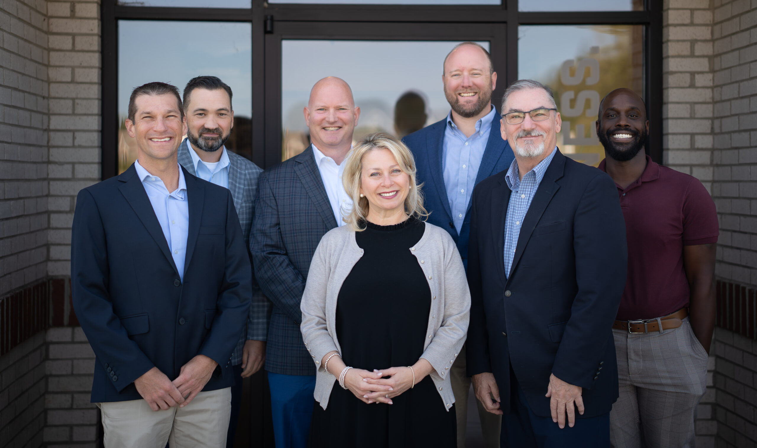 Team photo: Featured (from left to right): Kevin McDonnell (Controller), Keith Hickey (Chief Lending Officer, SVP), Grady Vanderhoofven (President & Chief Executive Officer), Kim Krebs (Loan and Investment Administrator), Chris Miller (Chief Financial Officer), Dennis Corley (Director of Small Business Lending and Investing), and Anderson Olds (Portfolio and Reporting Analyst).